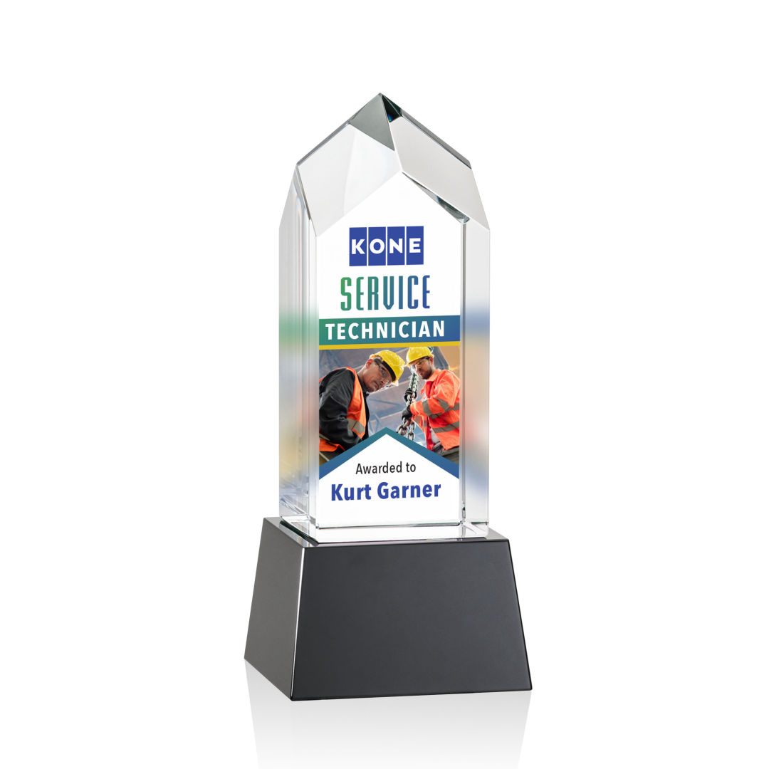 Clarington VividPrint™ Award on Base - Black 14
