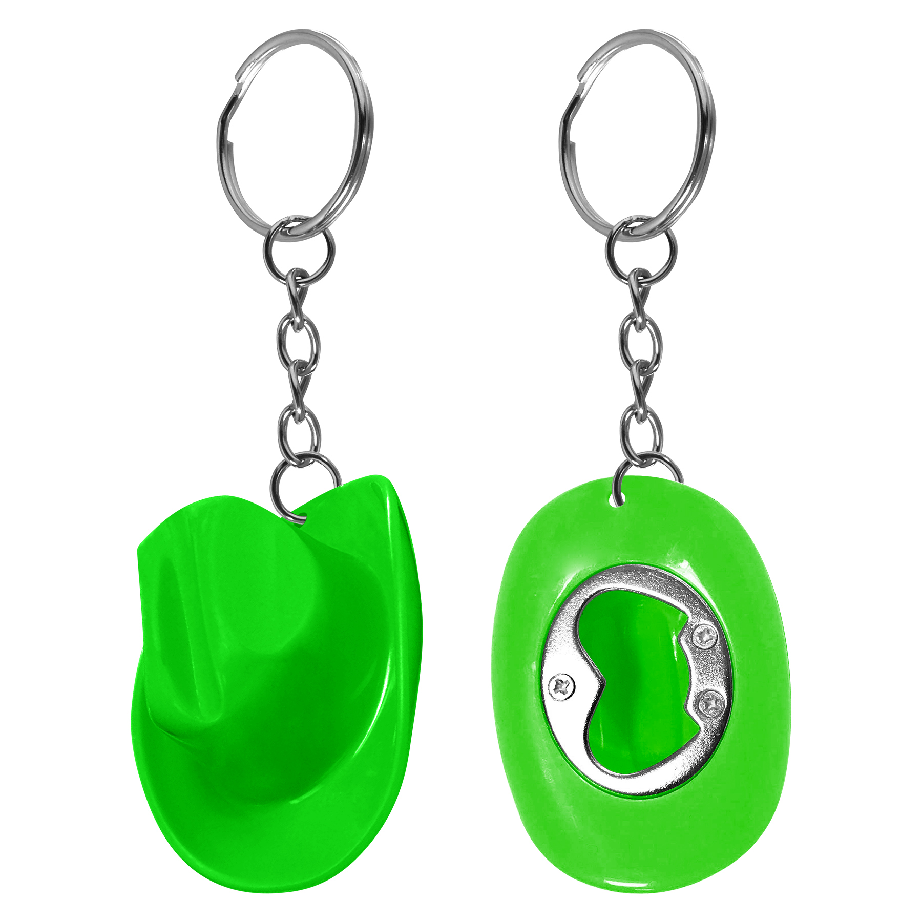 ABS Cowboy Hat Bottle Opener Keychain 15