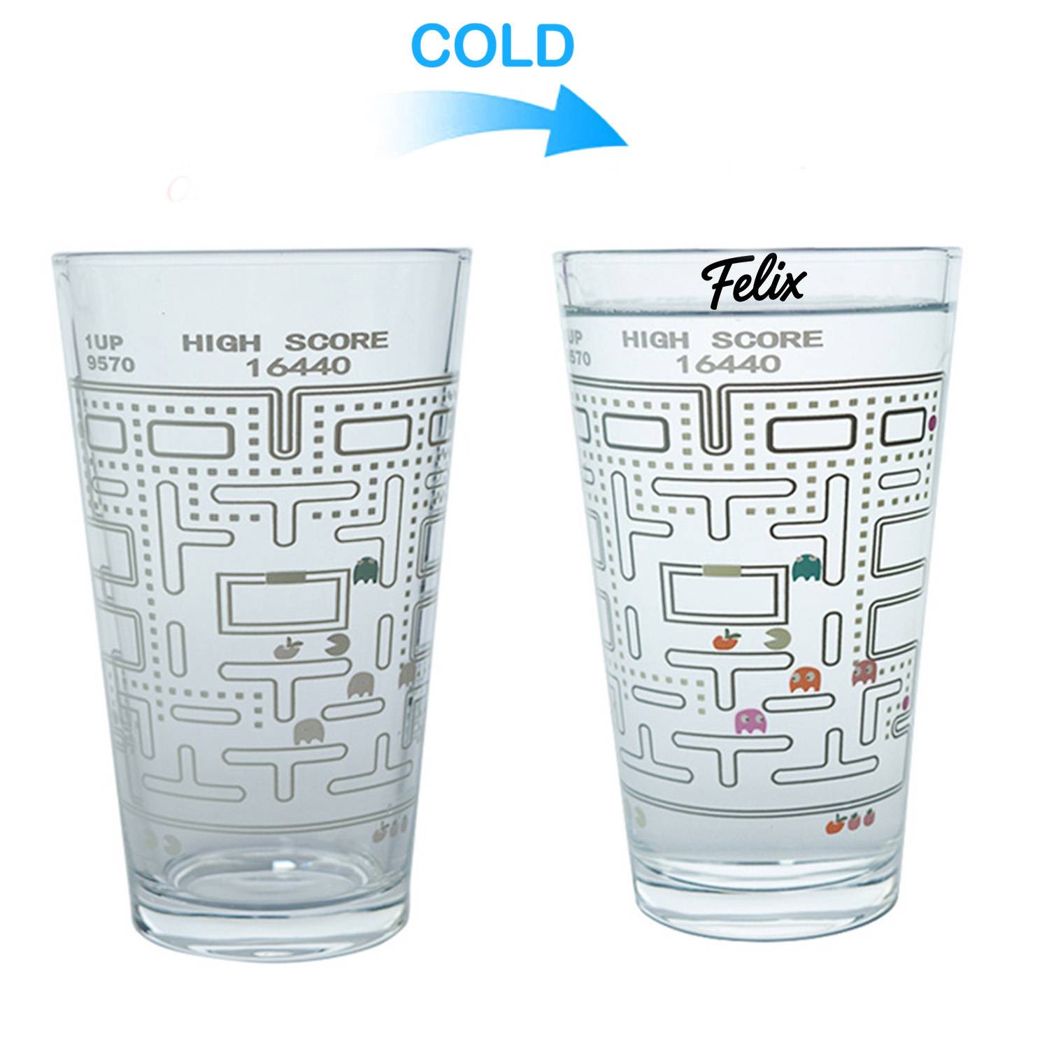 15oz Cold-Sensitive Color-Changing Beer Glass for Party