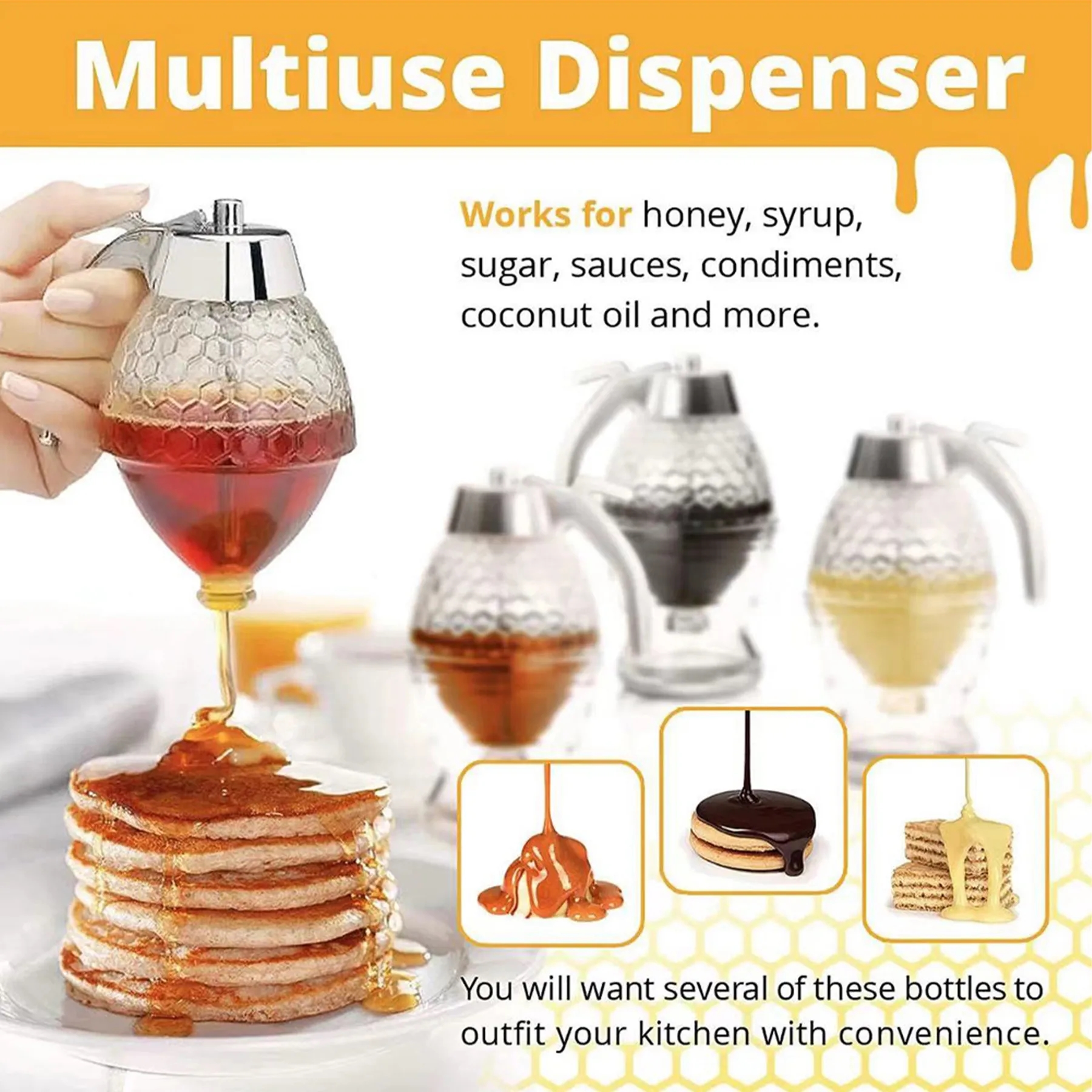 Plastic Syrup Juice Dispenser 4