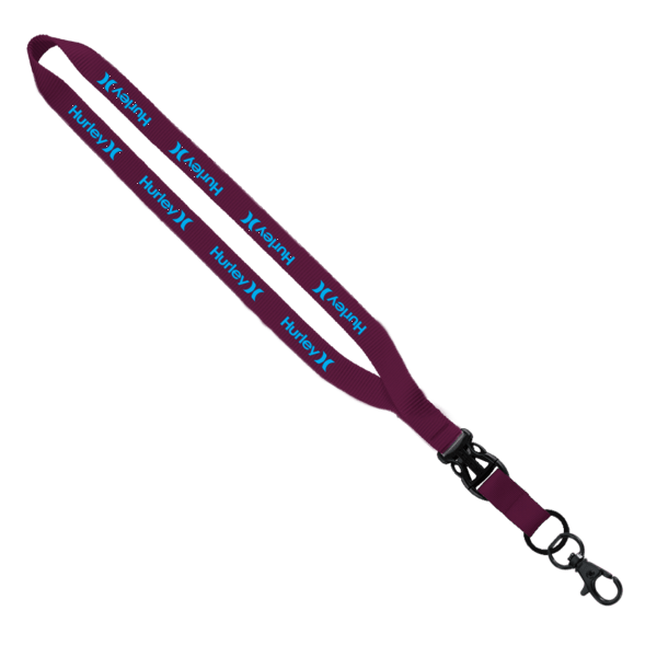 1/2" Smooth Nylon Slide Release Lanyard