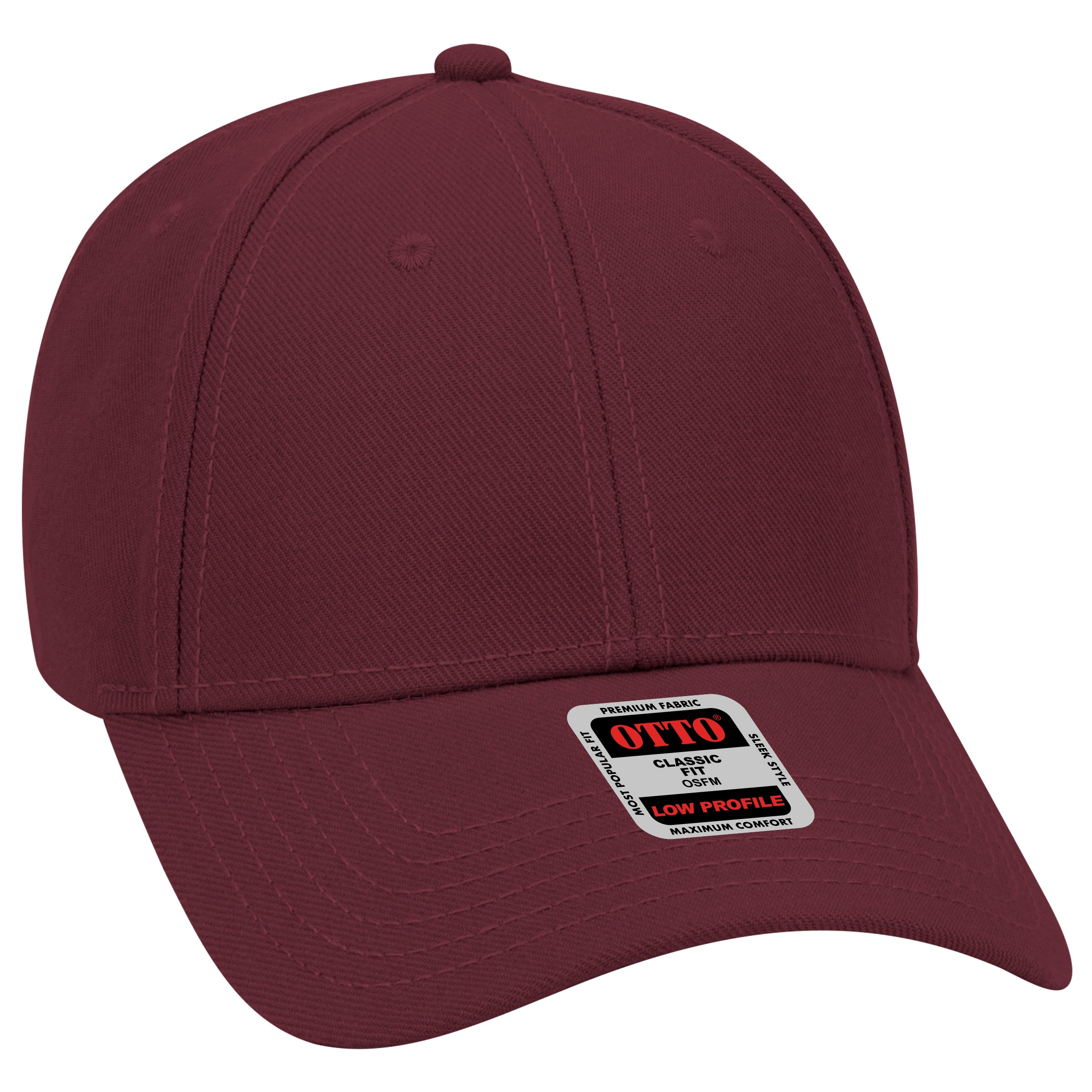 OTTO CAP® 6 Panel Low Profile Baseball Cap 15