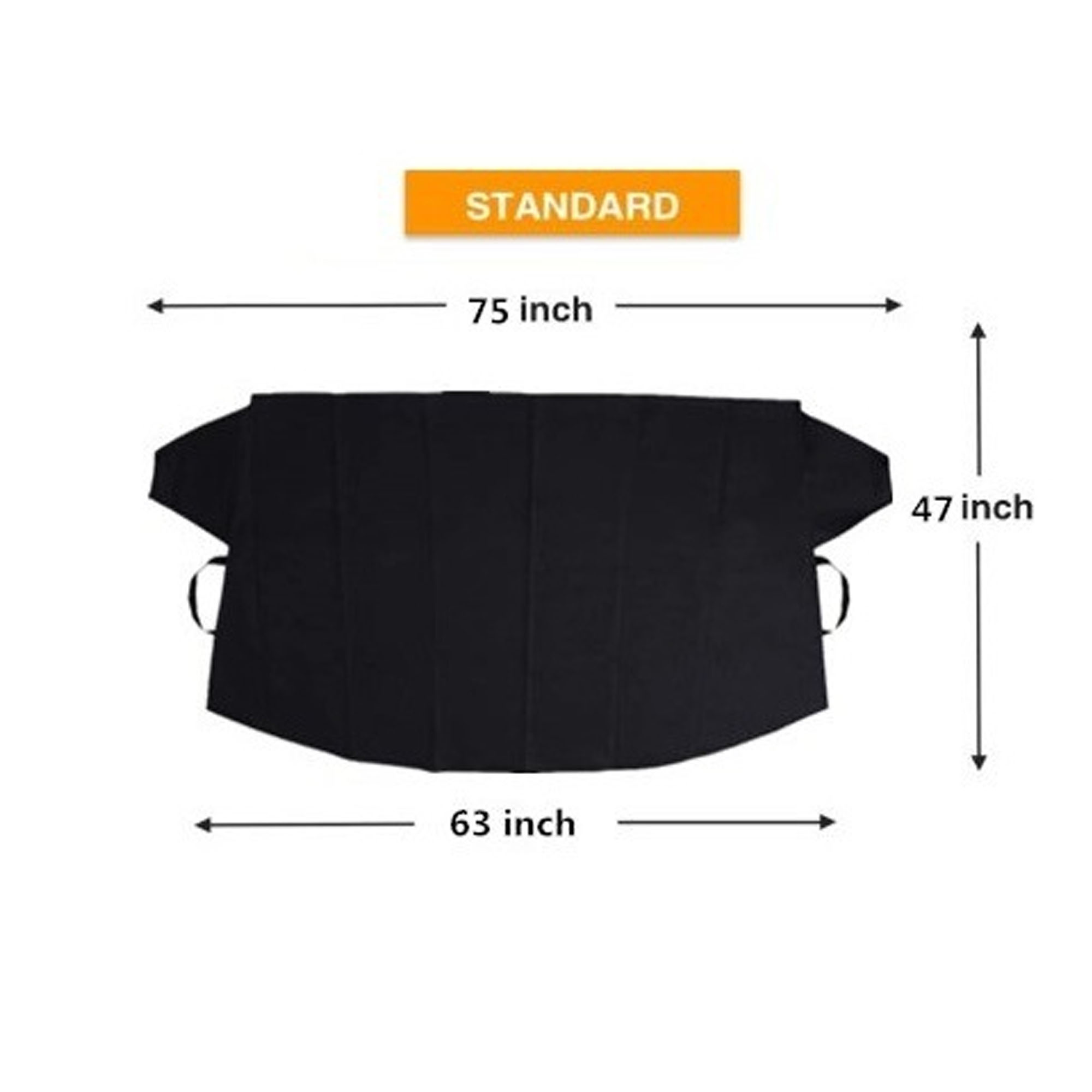 Windshield Snow Cover, Weatherproof for Winter, Includes Anti-Theft Straps 4