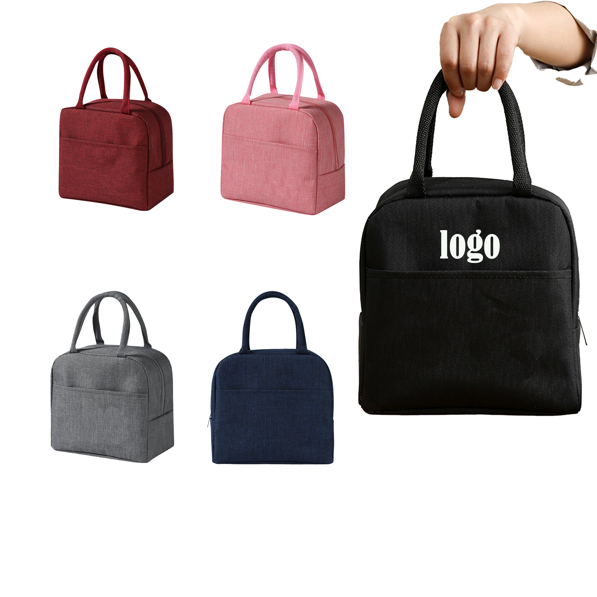 Oxford Compact Waterproof Insulated Lunch Bag For School MOQ20 3