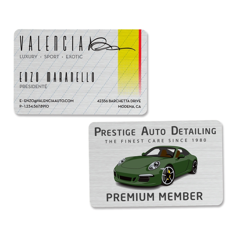 I.D. Membership Card - Aluminum 1