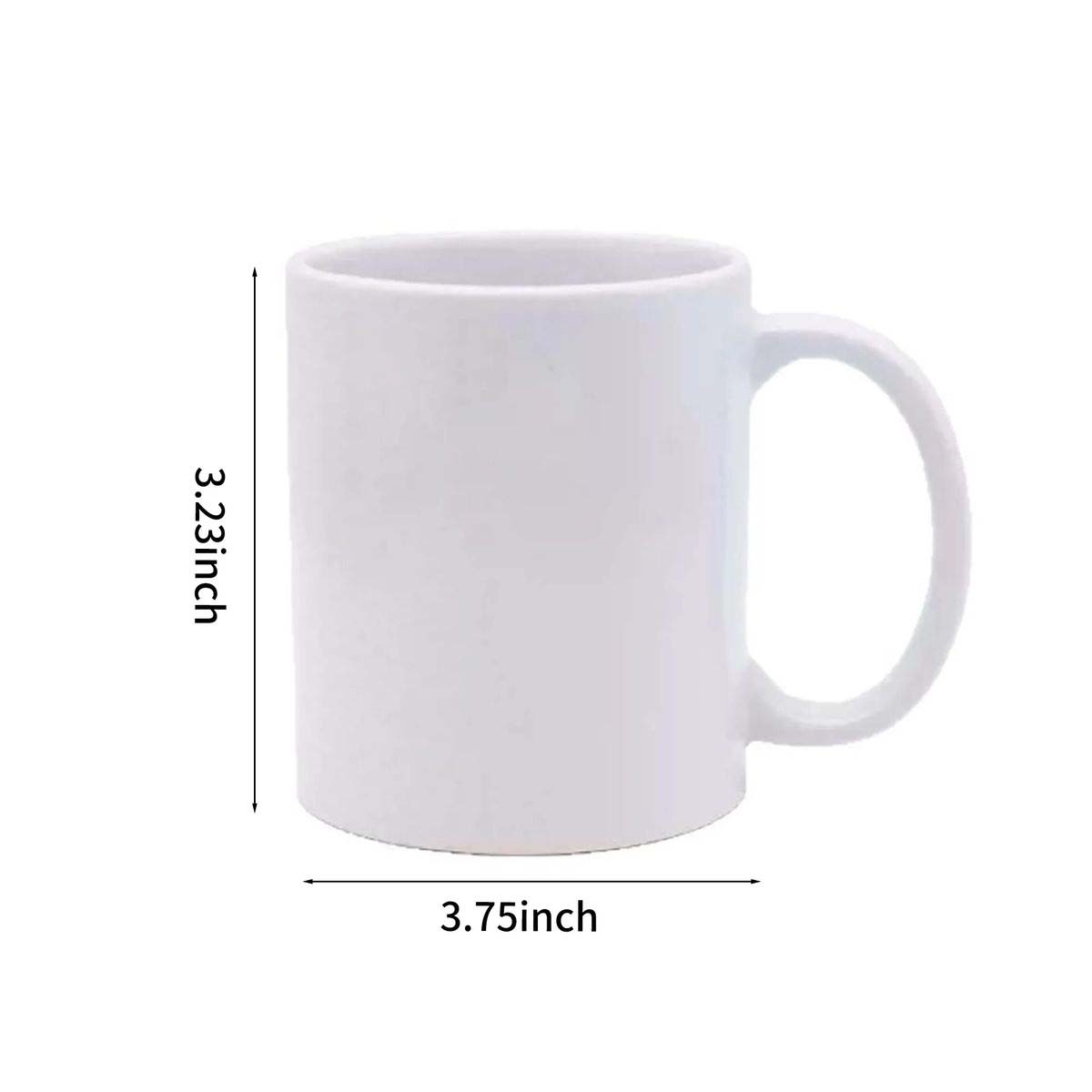 Compact Ceramic Mug for Coffee Tea or Hot Chocolate 3