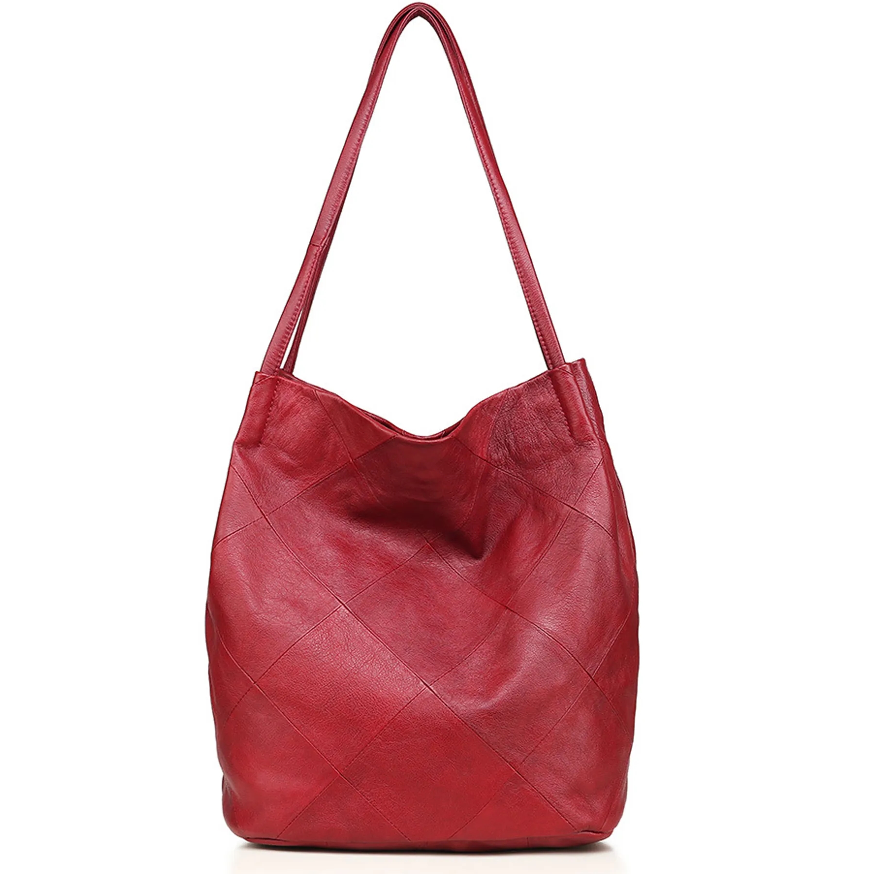 Genuine Leather Bucket Bags for Women 1