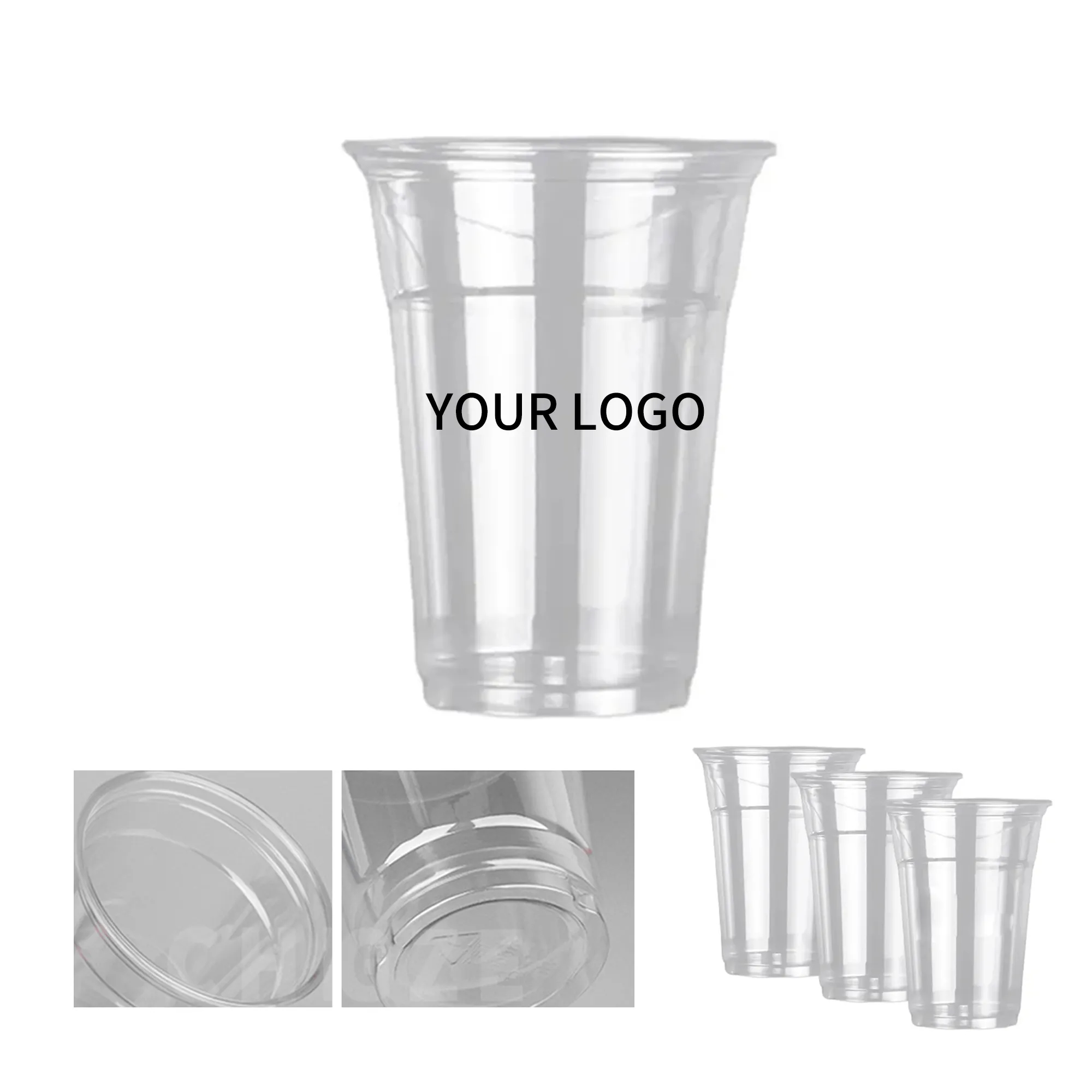 Reusable Plastic Cup 16oz with Logo 2