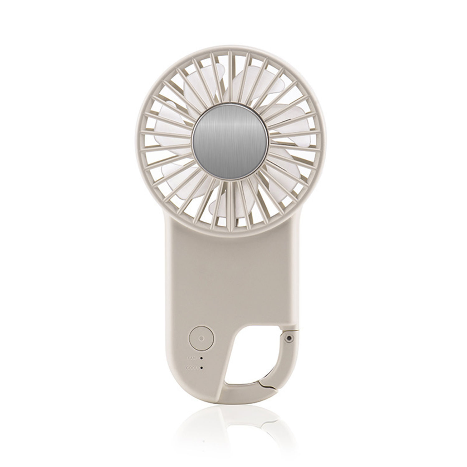 Mini Handheld USB Rechargeable Fan W/ Buckle 5