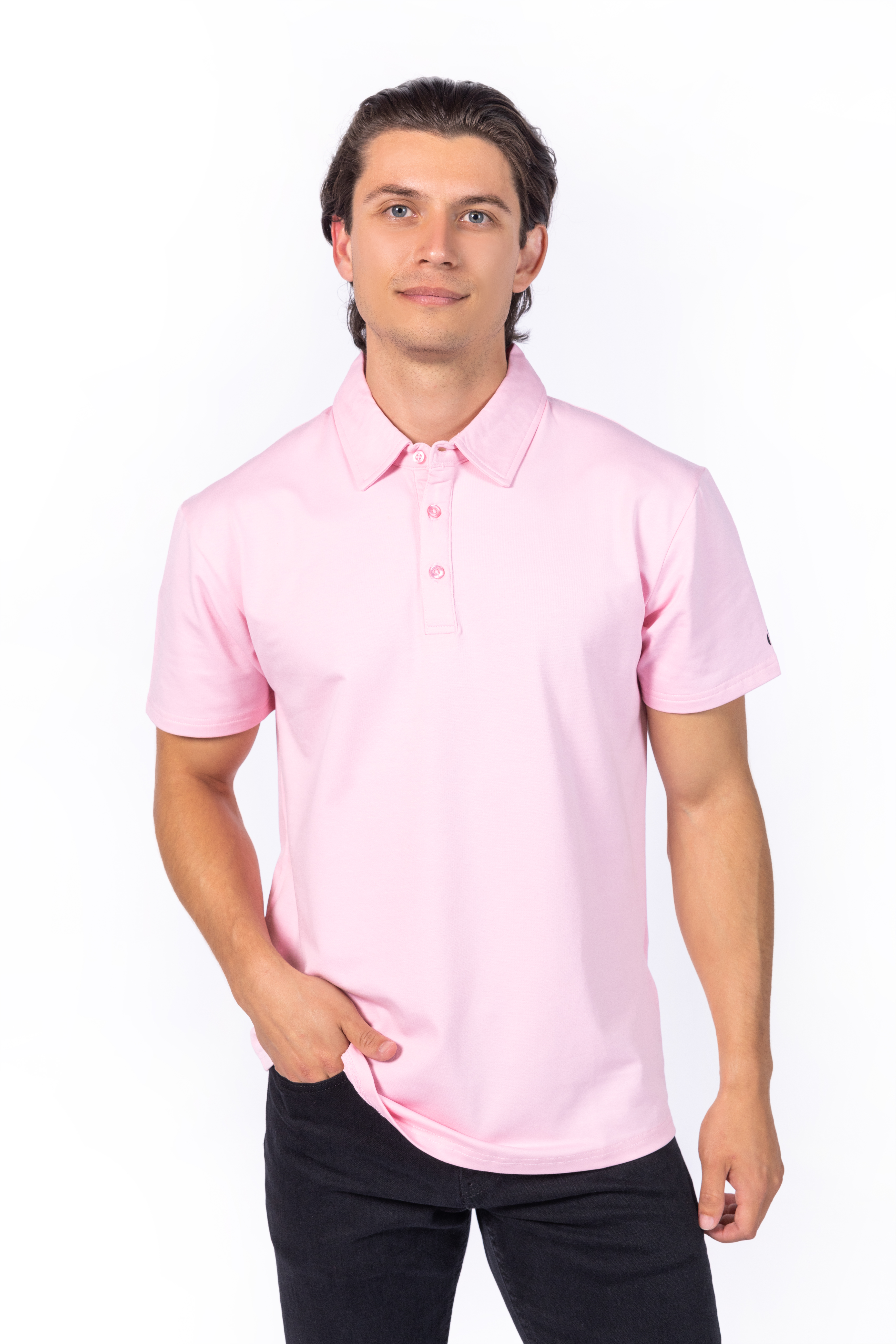 Elemental Men's A-Game Athletic Fit Premium Polo 12