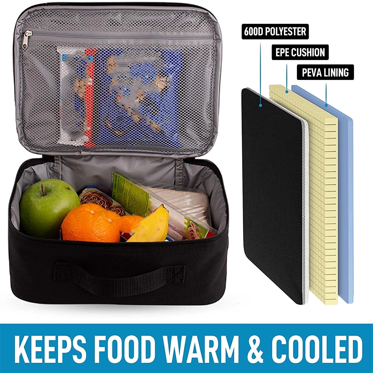 Insulated Lunch Bag To Keep Food Fresh 4