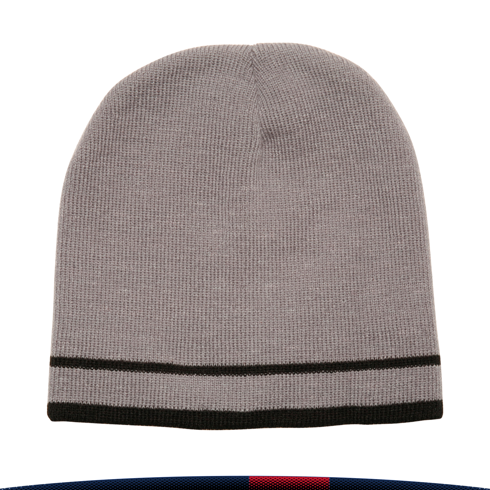 Double Stripe Knit Beanies 3