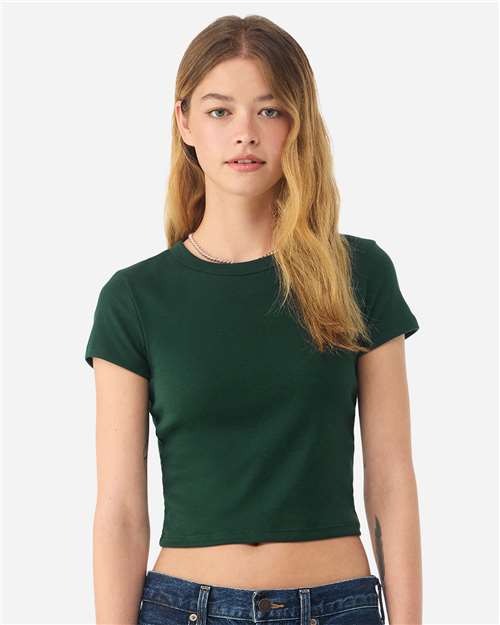 Women's Micro Rib Baby Tee - 1010 3