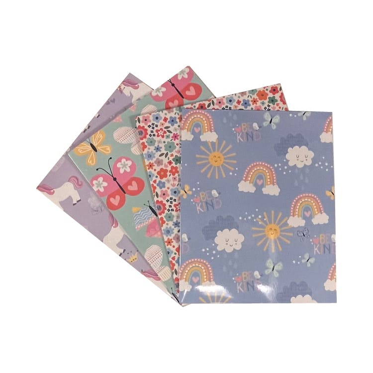 2 Pocket Portfolios - 4 Fun Girls' Designs 1