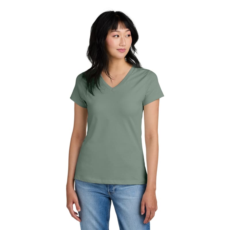 District - Women's Perfect Weight V-Neck Tee. 1