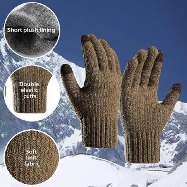 Winter Warm Knit Gloves - Touch Screen 9