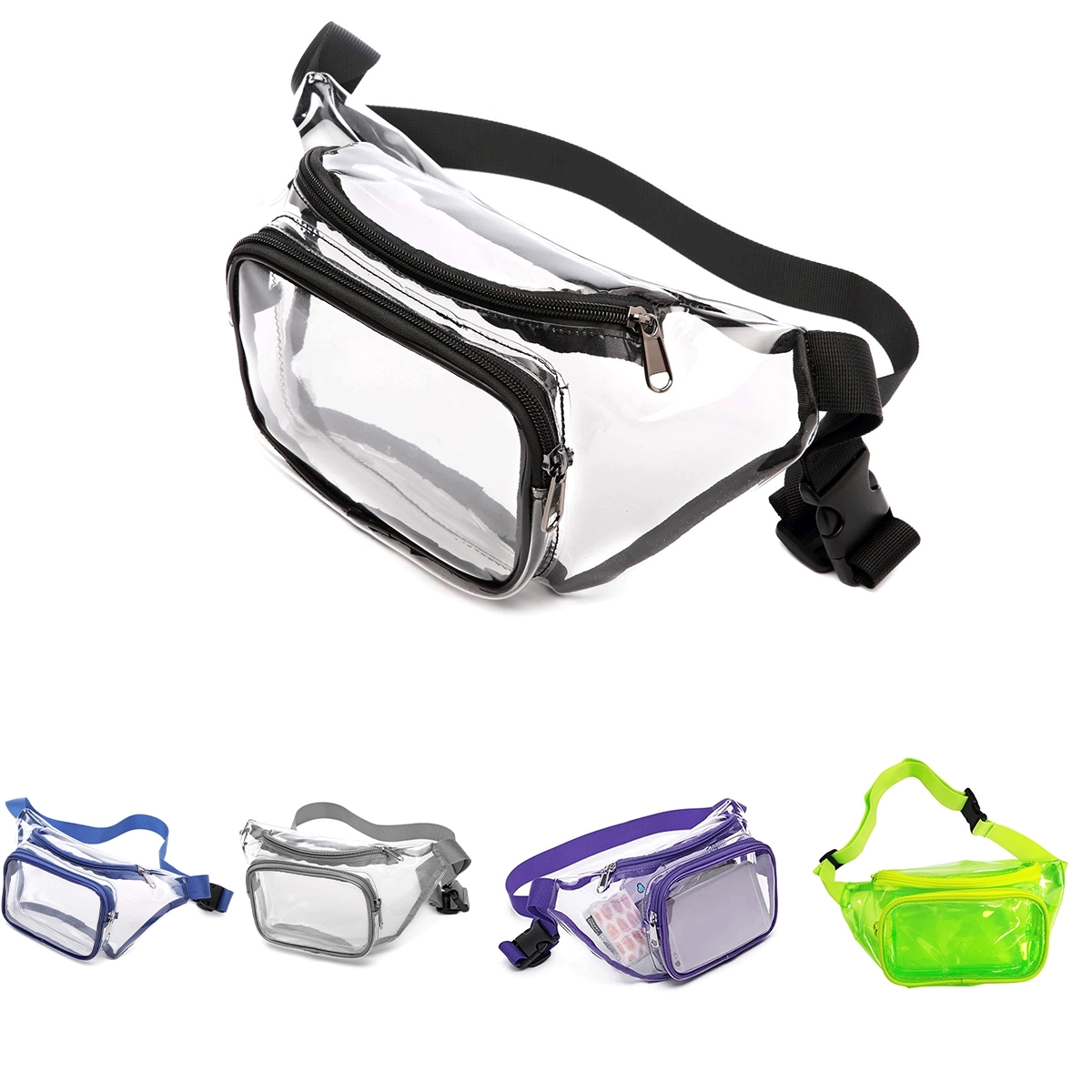 Transparent Pvc Waterproof Waist Bag 2
