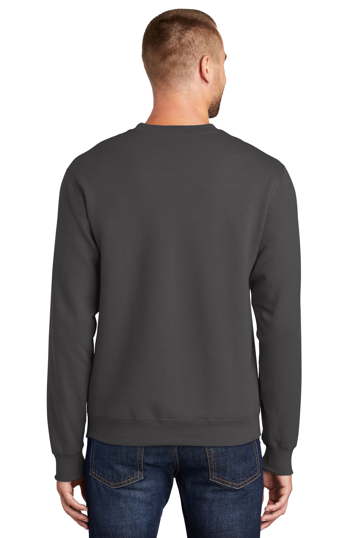 Port & Company® Essential Fleece Crewneck Sweatshirt, custom hoodie or sweatshirt with logo imprint 21