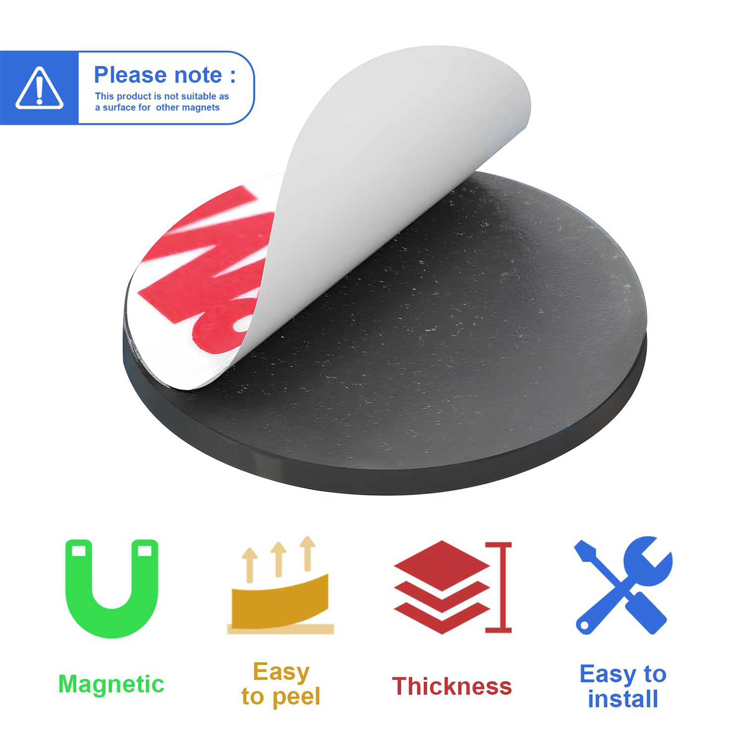 Round Fridge Magnet Sheet 7