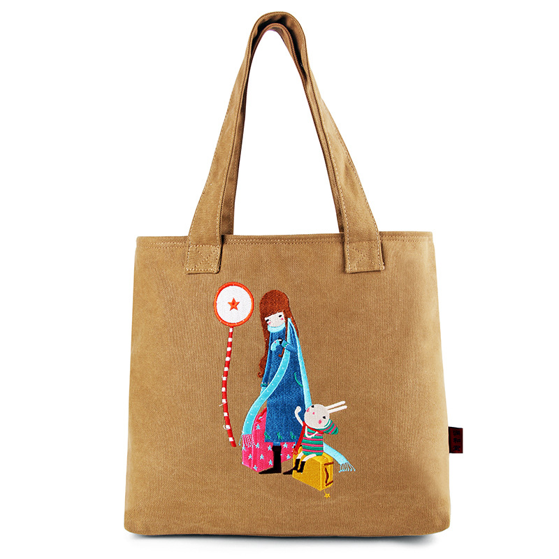 Vintage Design Canvas Handbag 7