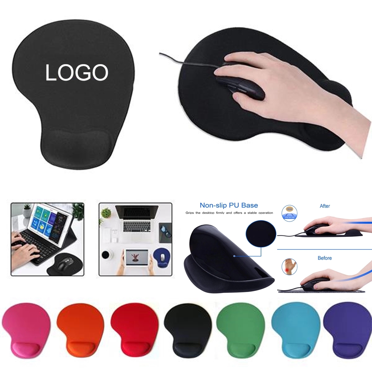 Wrist Rest Mouse Pad 1