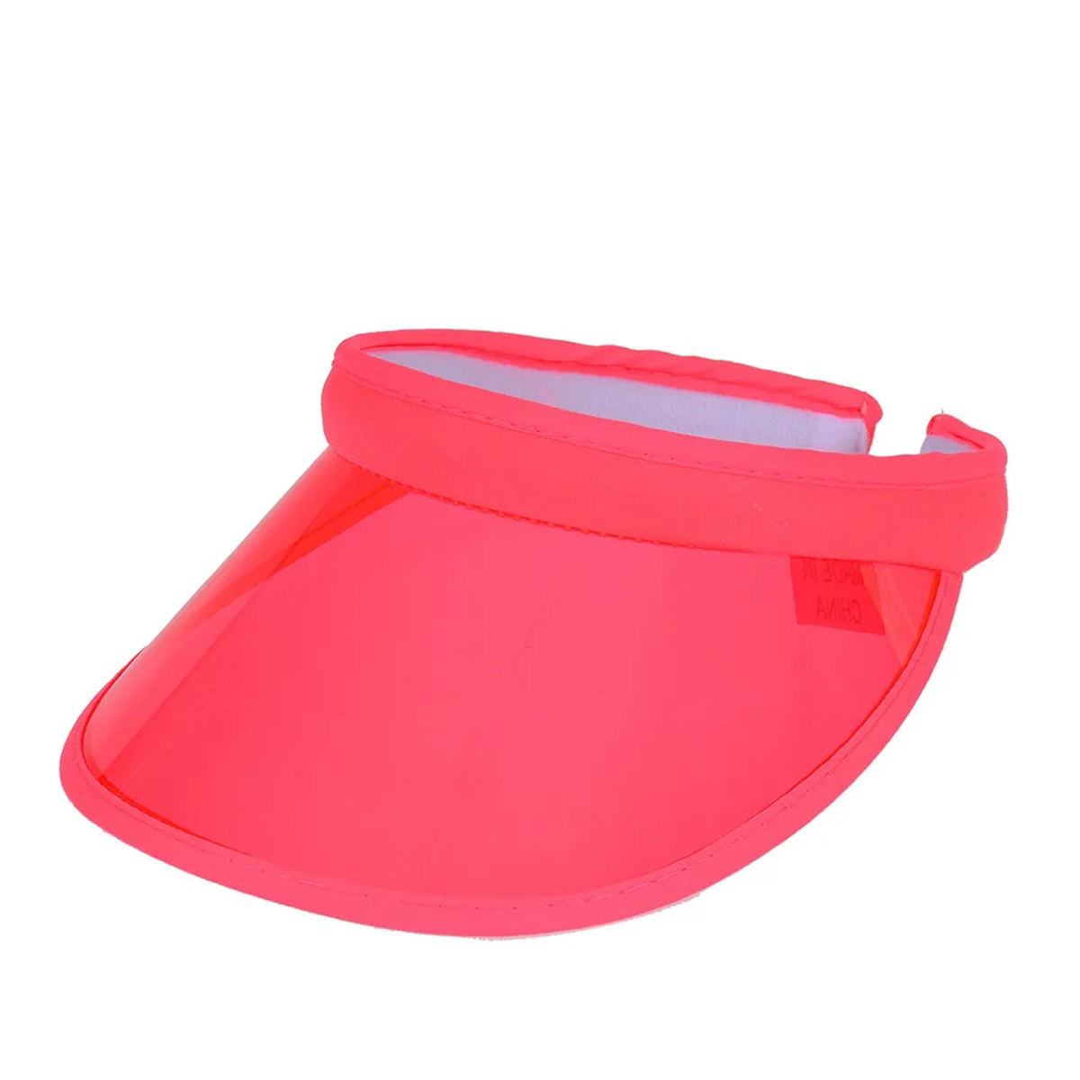 Clear PVC Visor With Wide Brim For Sun Protection 16