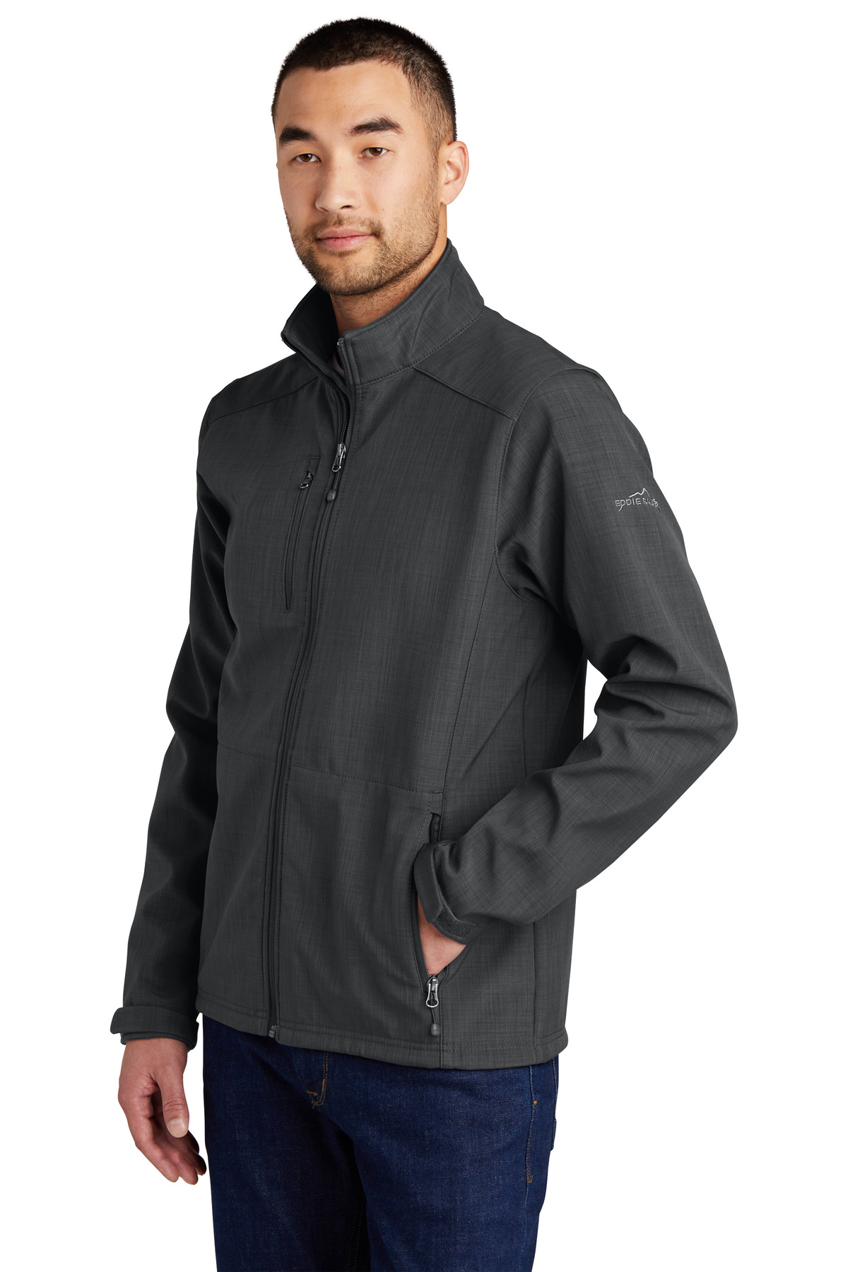 Eddie Bauer Shaded Crosshatch Soft Shell Jacket. EB532 8