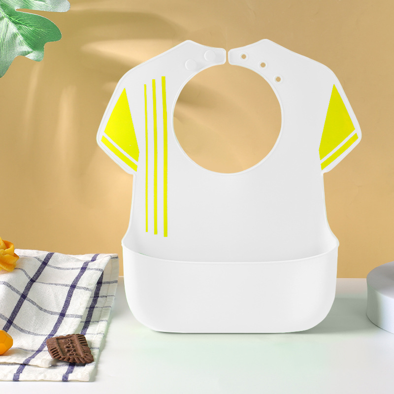 Silicone Football Jersey Baby Bib 3