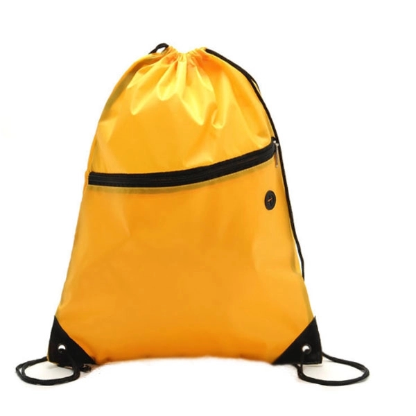 Headphone Slot Drawstring Polyester Bags 9