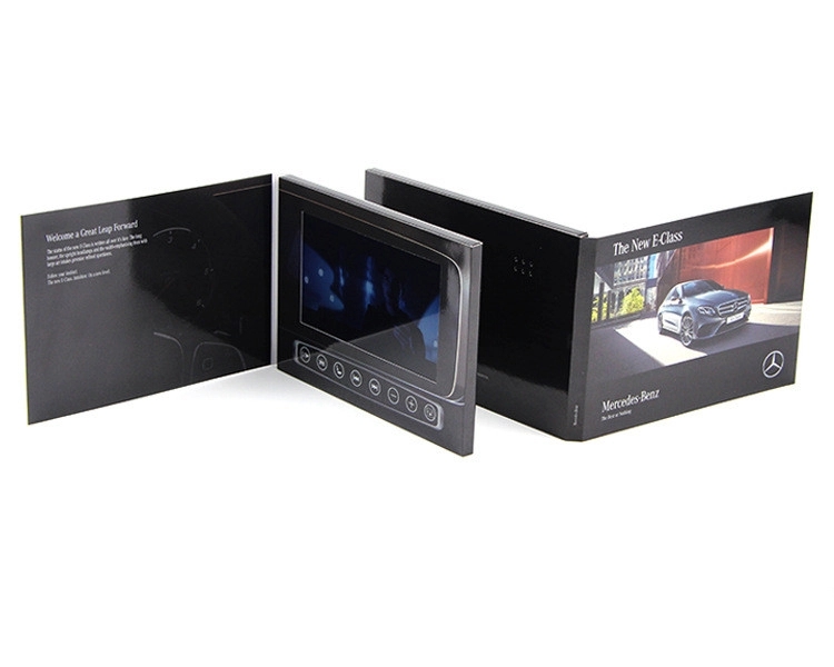 A5 Advertising Video Brochures with Full Color Imprint 3