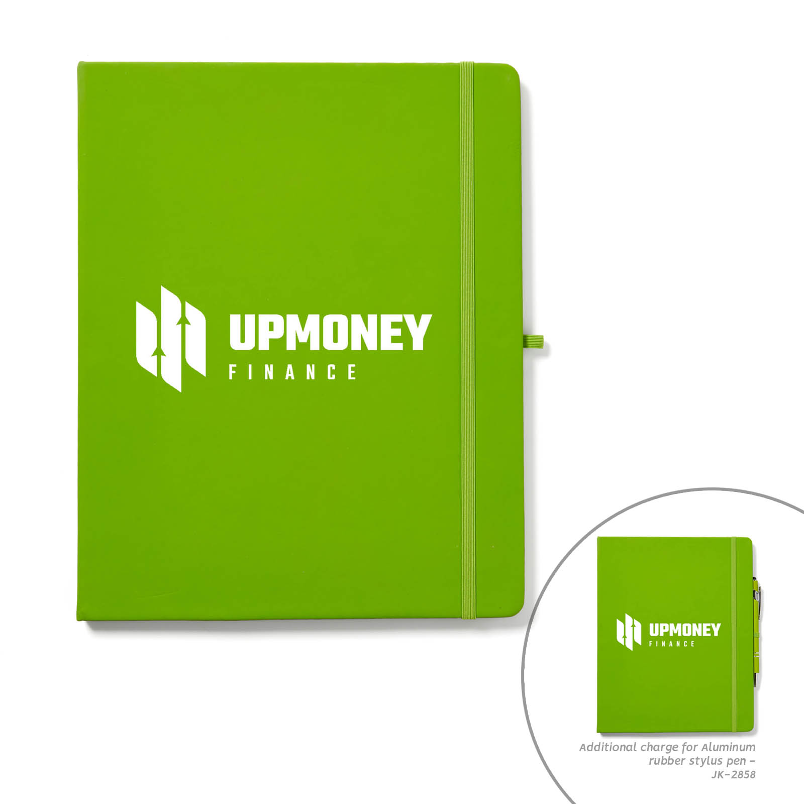 8" X 10" Soft Touch Journal with Pen Loop 4