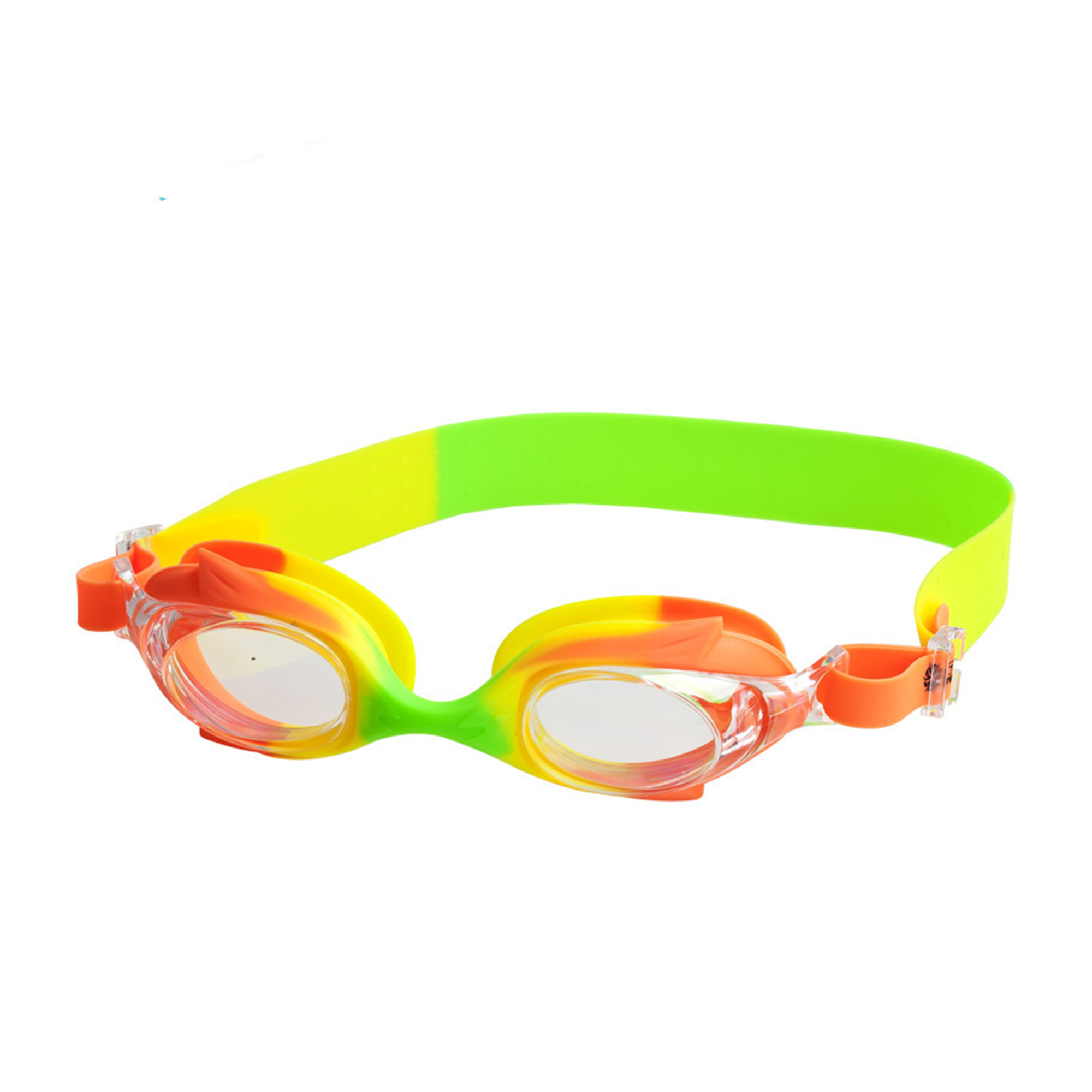 Youth Silicone Swim Goggle With Case Anti Glare 4" 5