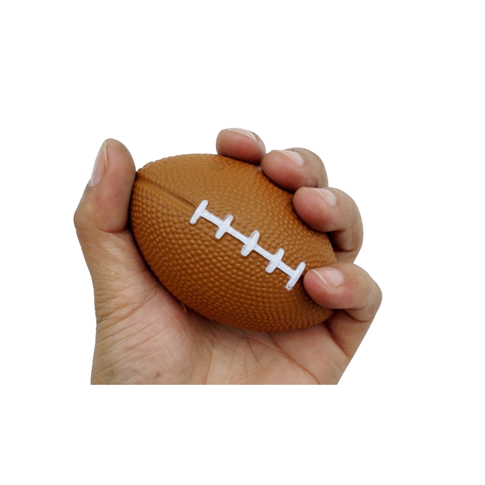Small Football Shape Stress Ball 3.44" x 2.28" 10