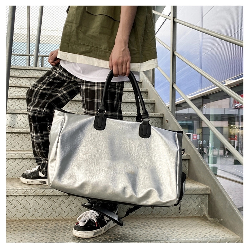 PU Travel Sports Duffel Bag & Yoga Gym Weekender Handbag 1
