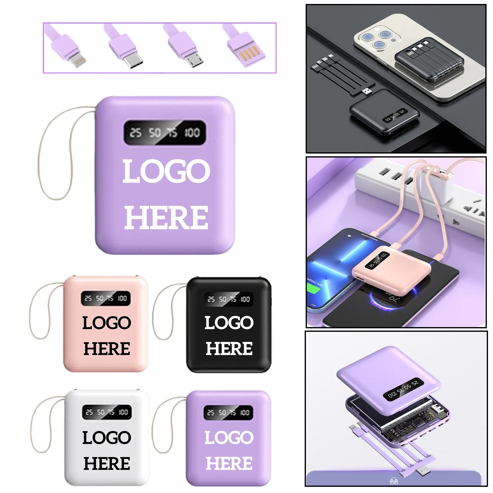 Premium 20000mAh Custom Logo Power Bank 5