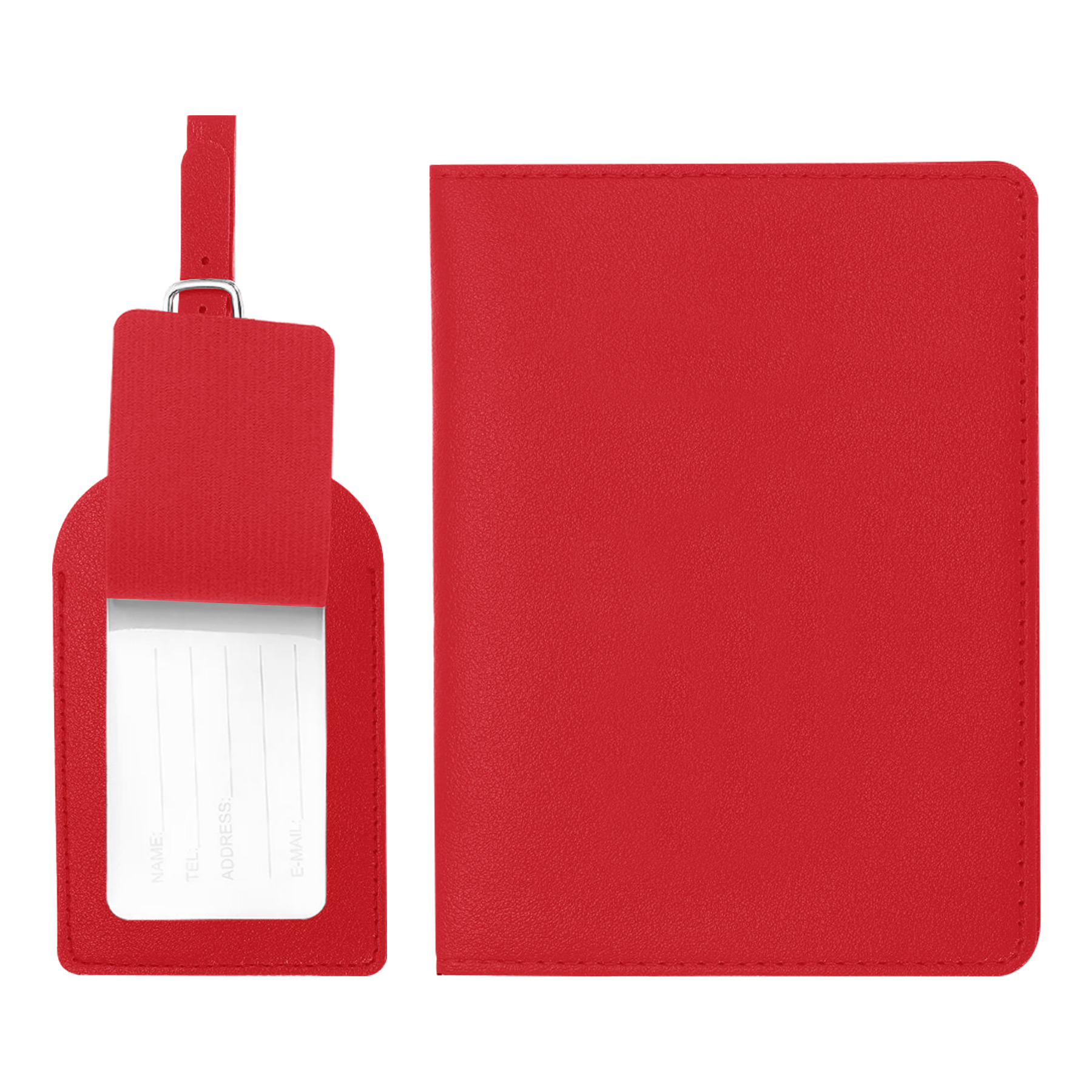PU Passport Cover and Luggage Tag Set 19