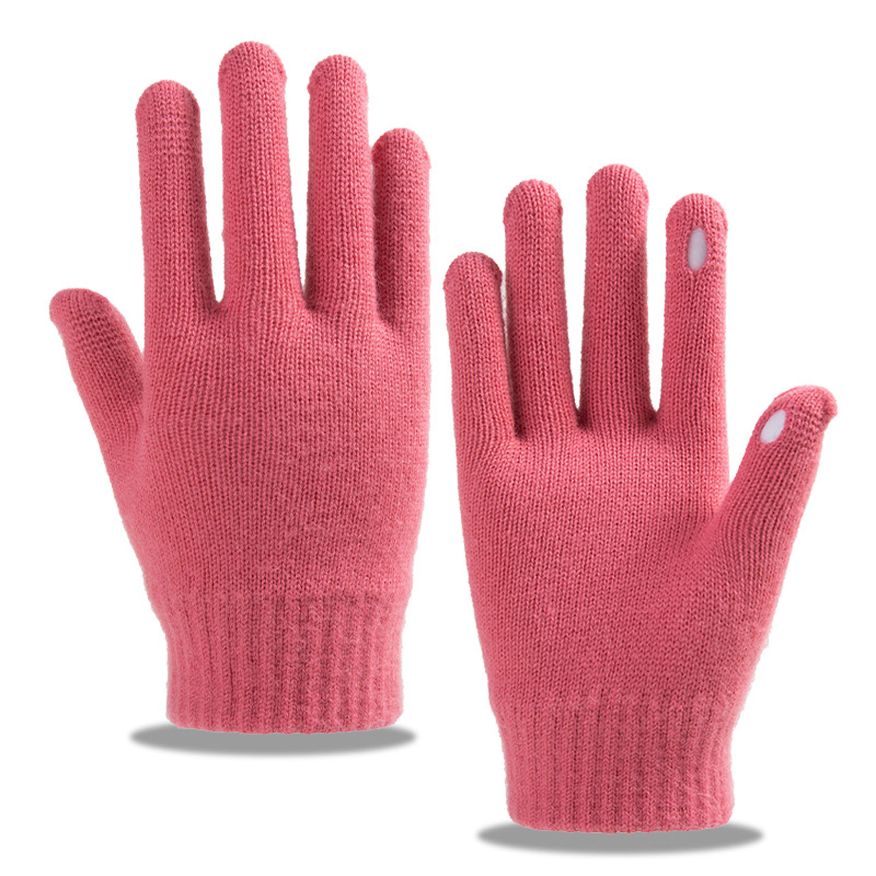Solid Color Windproof Fingerless Gloves 2