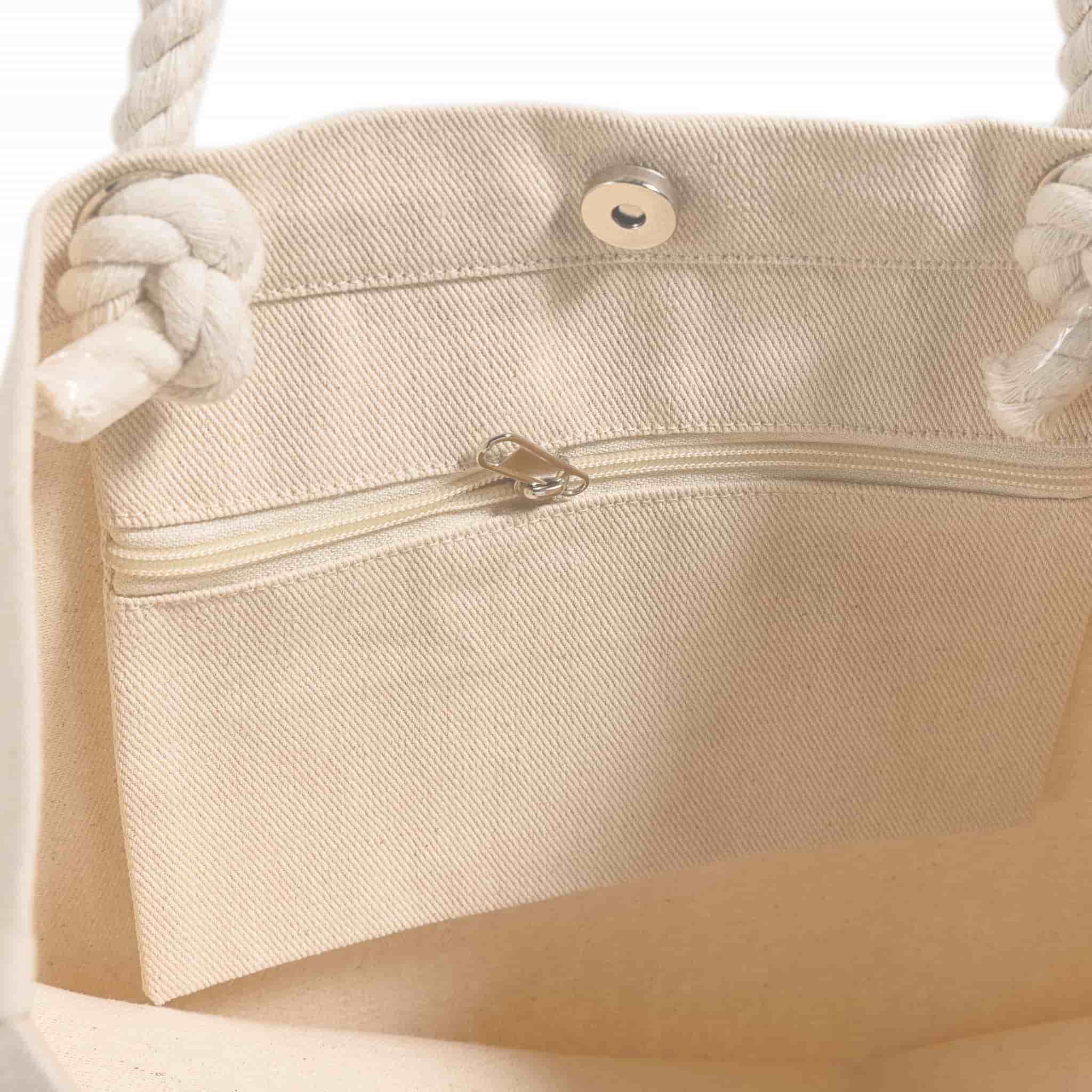 Rope Handle Beach Tote Bag 6