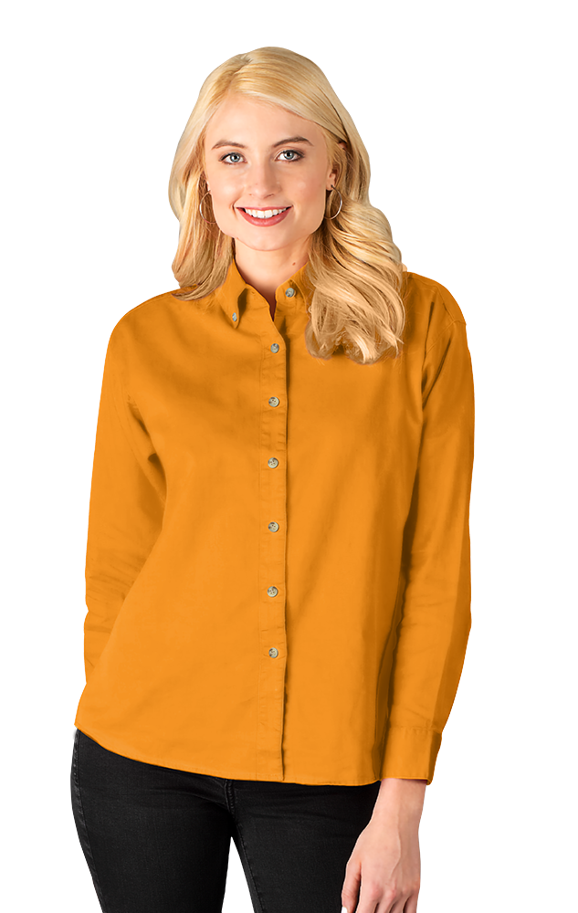 Ladies' L/S 100% Cotton Twill Shirt 32