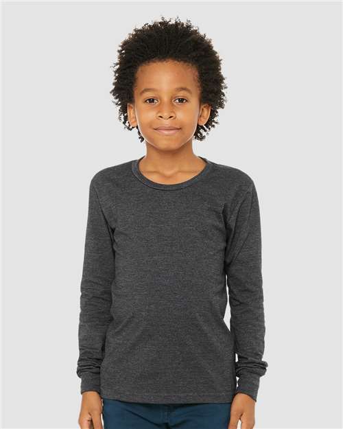Youth Heather CVC Long Sleeve Tee - 3501YCVC 47