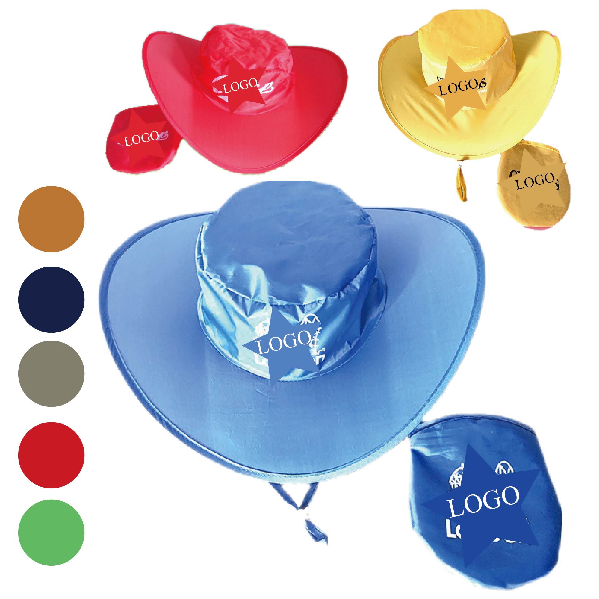 Quick Pop-Up Cowboy Hat with Pouch 4