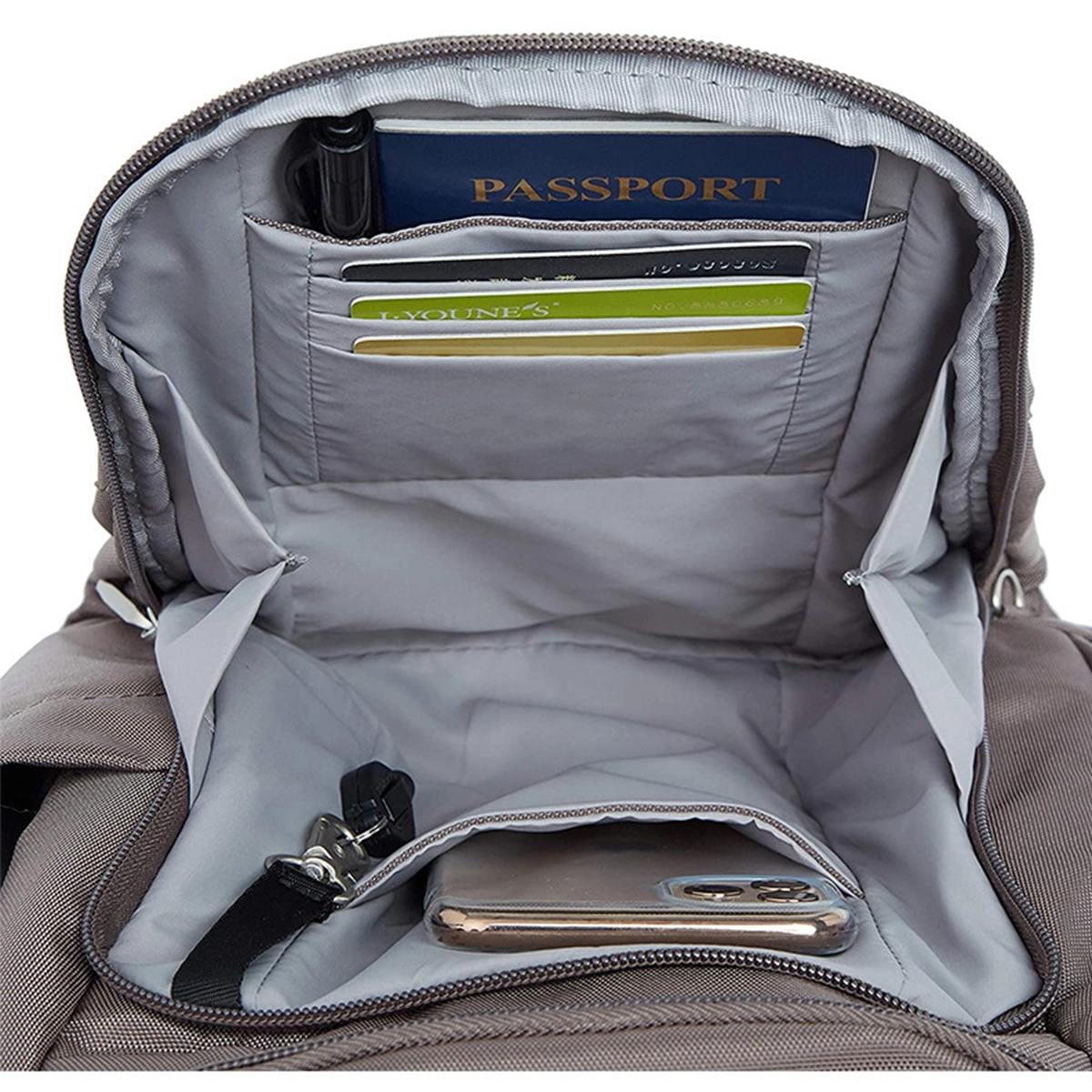 Brevite Anti Theft Lightweight Travel School Bag Backpack 7