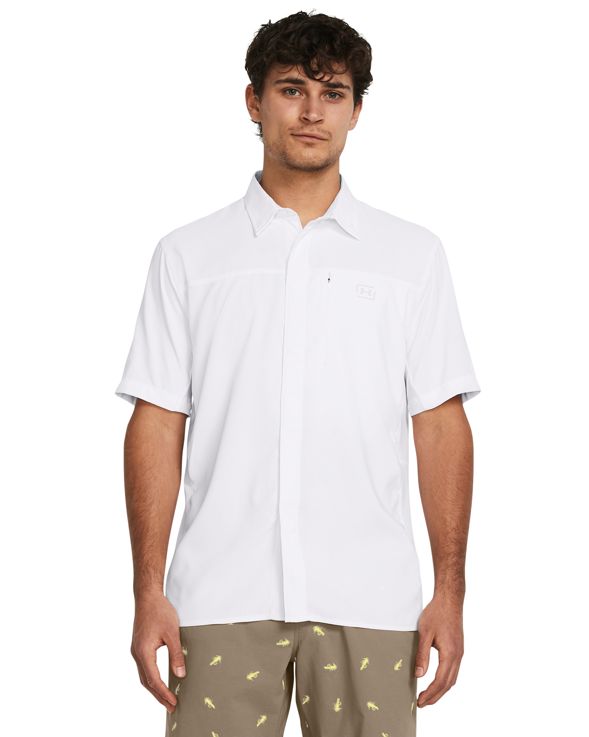 UA Fish Pro Hybrid Woven Men's Short Sleeve 6