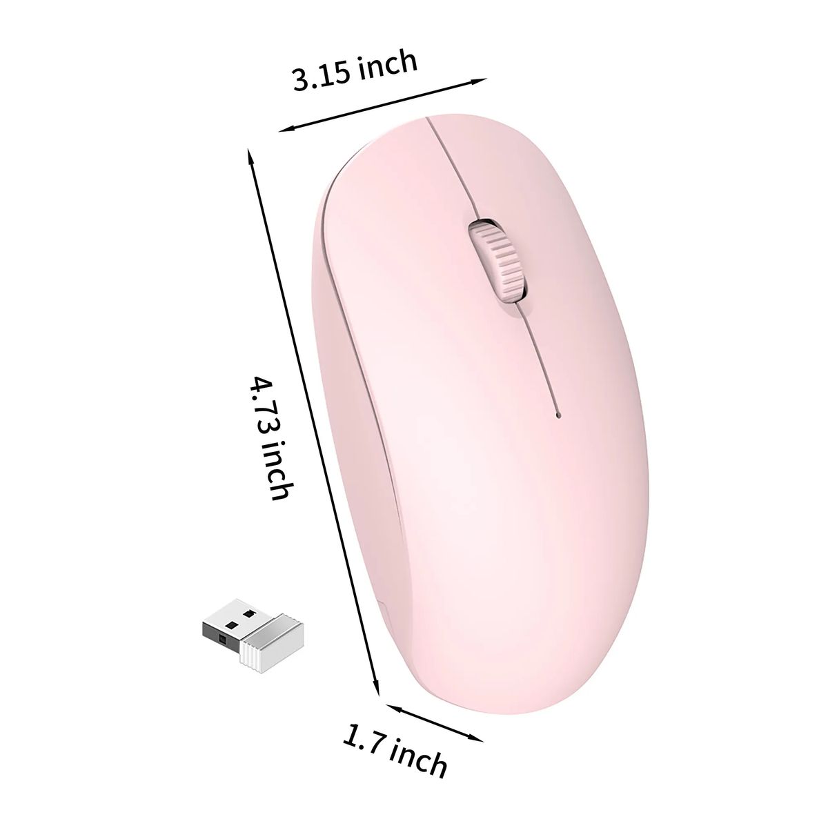 Ergonomic Wireless Mouse with Three Button Setup 4