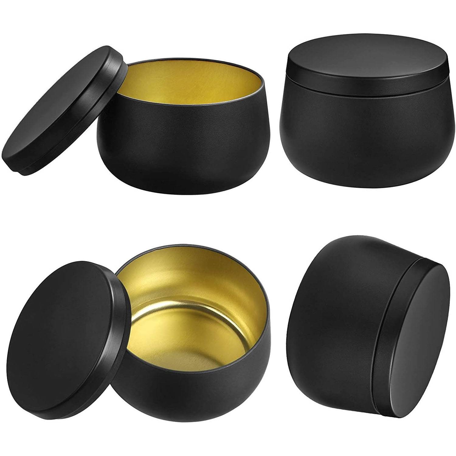 4oz Metal Candle Tins w/ Lids 5