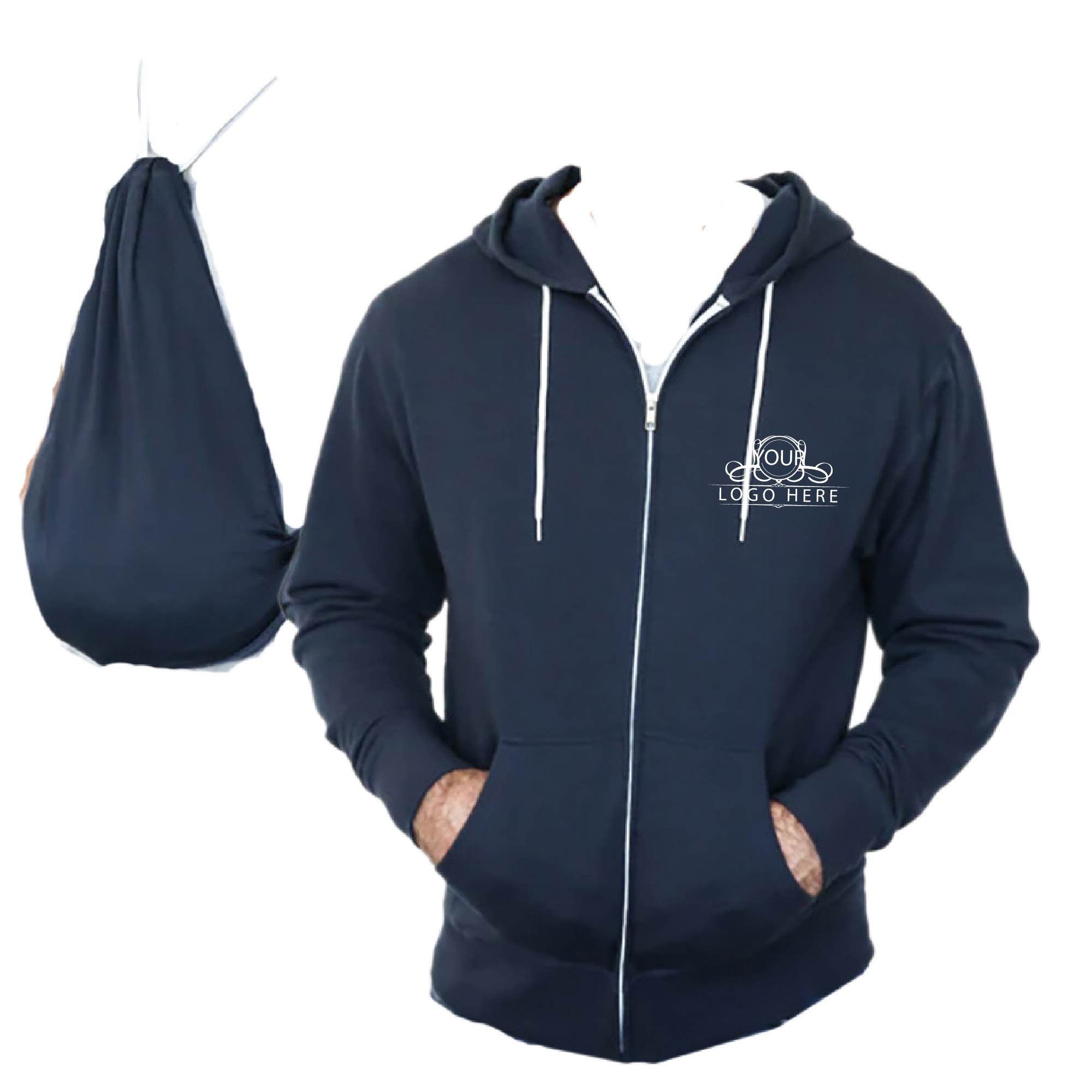 Fleur Zipper Hoodie 2
