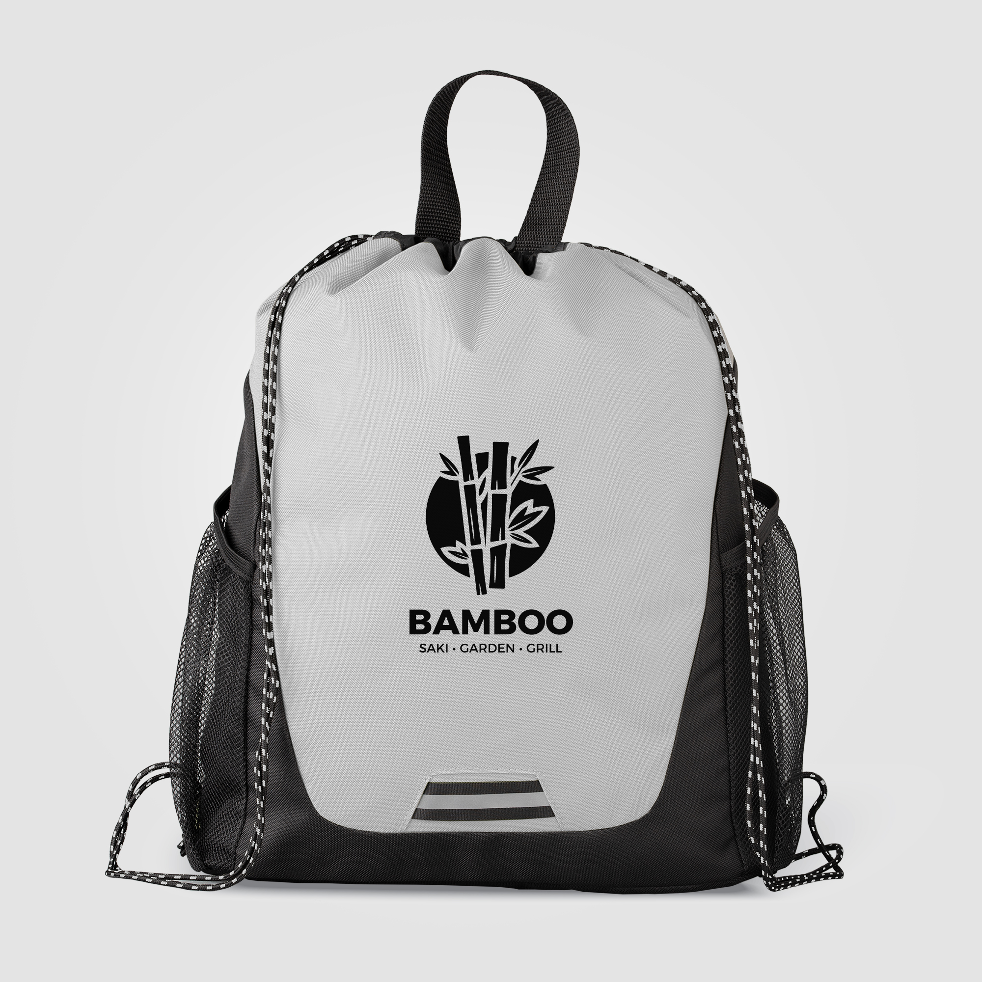 Jotun Recycled Polyester Pocketed Drawstring Bag - 2.6 gal