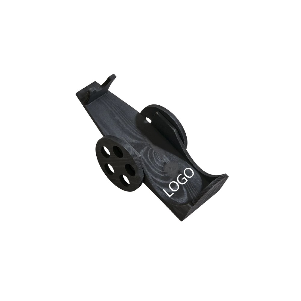 BLACK WOOD WINE CART 4
