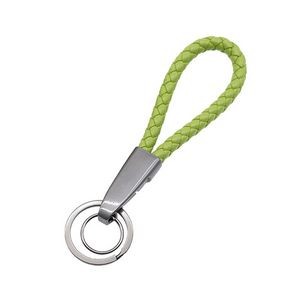 Woven PU Leather Keychain With Long Buckle 28