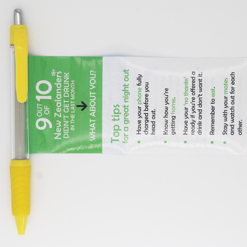 Ballpoint Pen With Banner 3